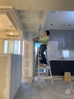 林口裝潢場油漆，門片噴漆