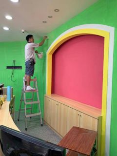 三重幼兒園油漆