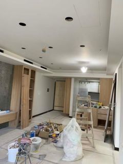 新北三重集英路裝潢場油漆施作