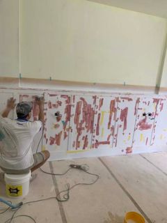 三重集英路裝潢場油漆施作