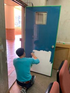 萬華區福星國小油漆施作