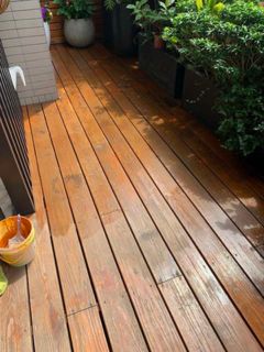 新北市中和區南方松保養上漆