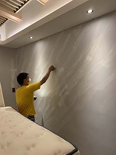 林口油漆牆壁裂縫補土