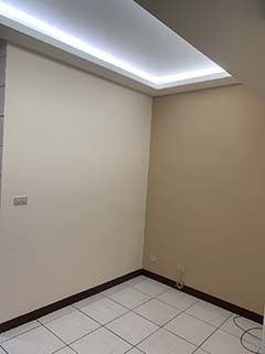 新莊全室補土，牆面跳色處理