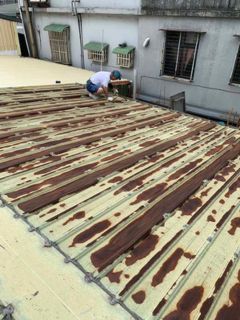 新北三重區頂樓防水，鉄皮刷漆