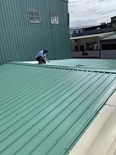 三重頂樓防水，鉄皮刷漆
