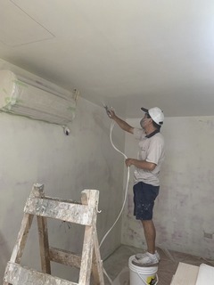 三重區矽酸鈣板A B膠、批土、打磨、噴乳膠漆